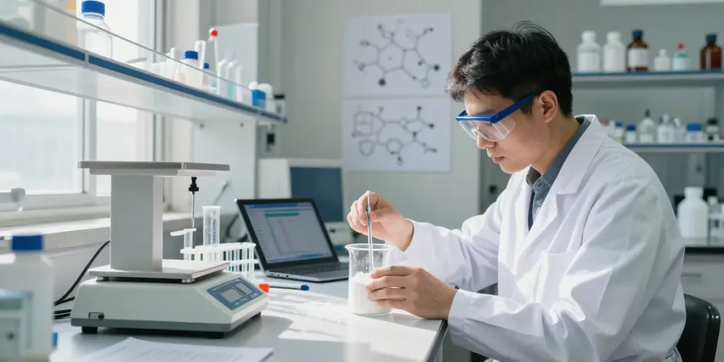 تحلیل و بررسی تیتانیوم دی اکسید در محیط آزمایشگاهی با شیشههای شفاف و تجهیزات دقیق